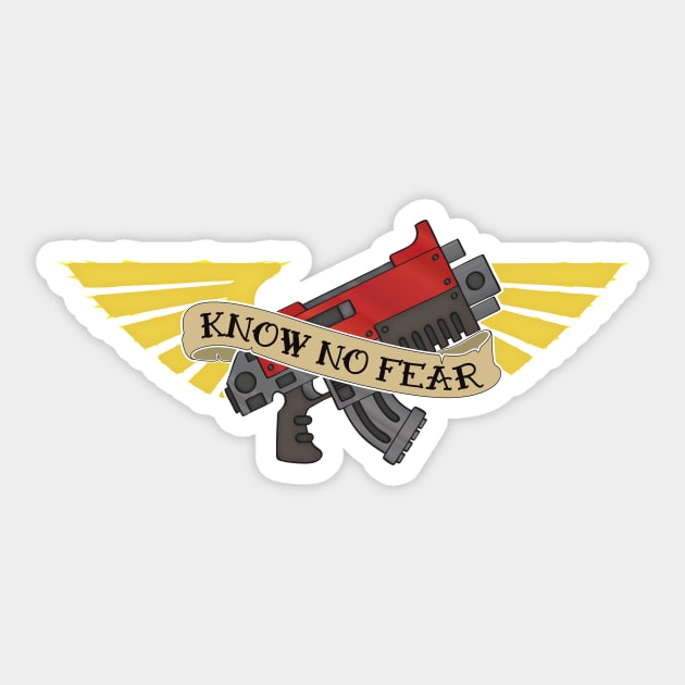 Know No Fear Sticker by HenkusFilijokus